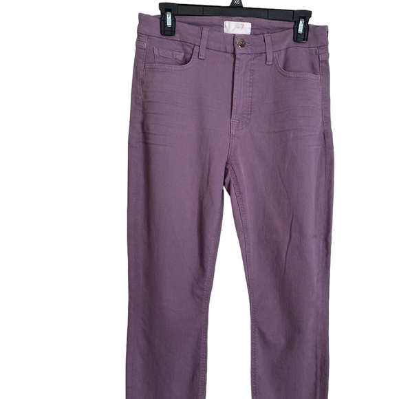 SZ 8JEN7 by 7 For All Mankind Women's Purple Orchid Crop Skinny Jeans Pant $99 - Picture 1 of 5